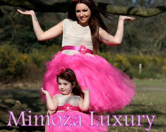 Mother Daughter Matching Dresses Adult tutu dress, Bridesmaid dress, Women tutu dress, Wedding dress, Hen party dress, Adult Princess dress