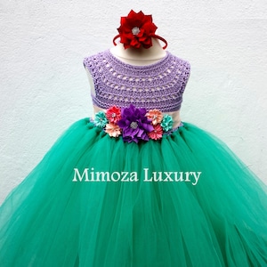 The Little Mermaid tutu dress, Ariel dress