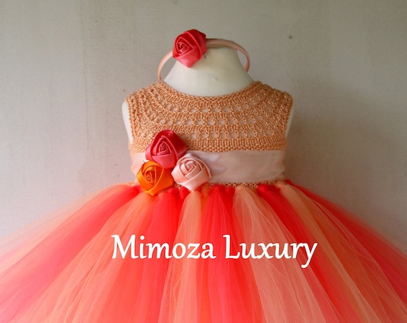 Tropical baby girls dress