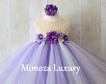 Lavender Flower girl dress