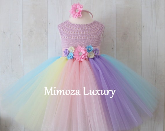 Unicorn baby tutu dress
