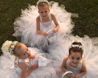 Ivory Lace Flower girl dress