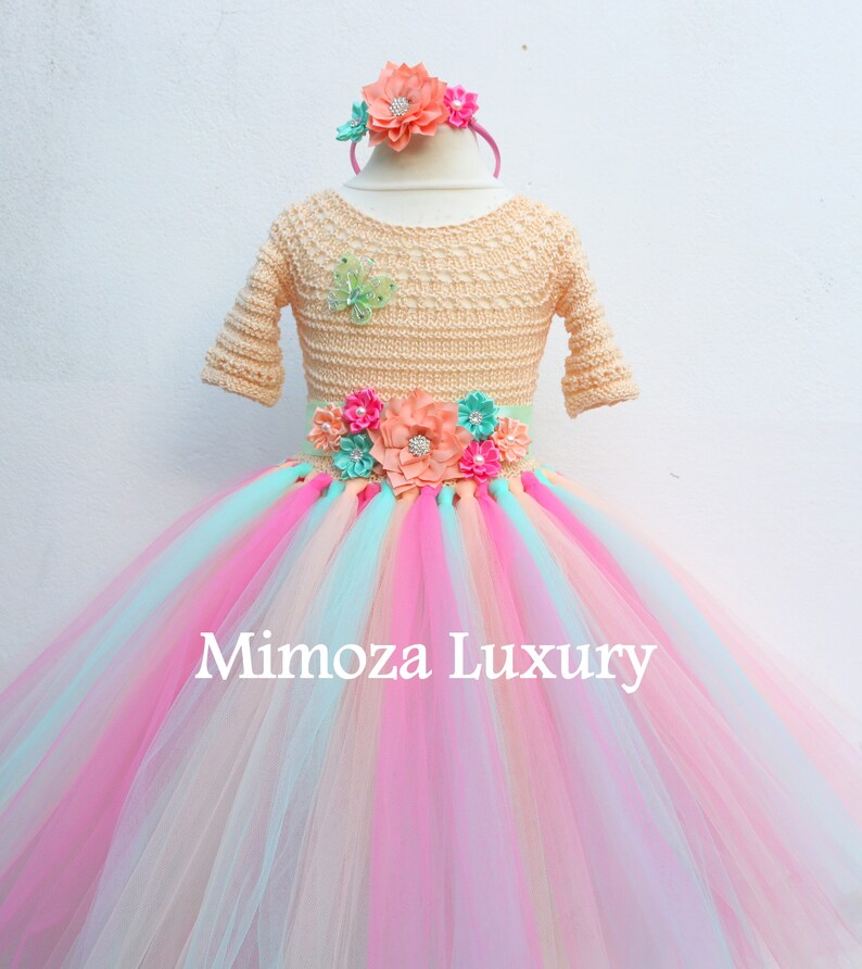 hawaiian flower girl dresses