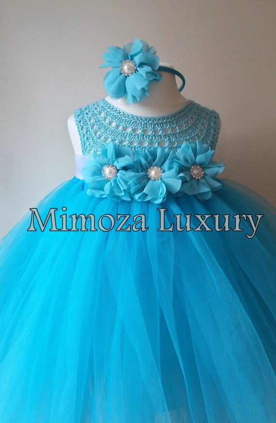 Frozen Tutu, Princess Elsa, Snow Princess, Frozen Costume, Frozen Party, Winter Wonderland Tutu, Blue Turquoise Tutu, Disney Frozen