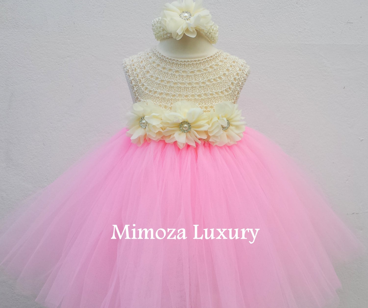 blush tutu dress