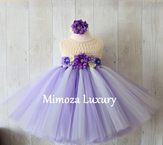 Lavender Flower girl dress