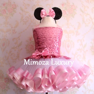 Luxury Pink Minnie mouse dress
