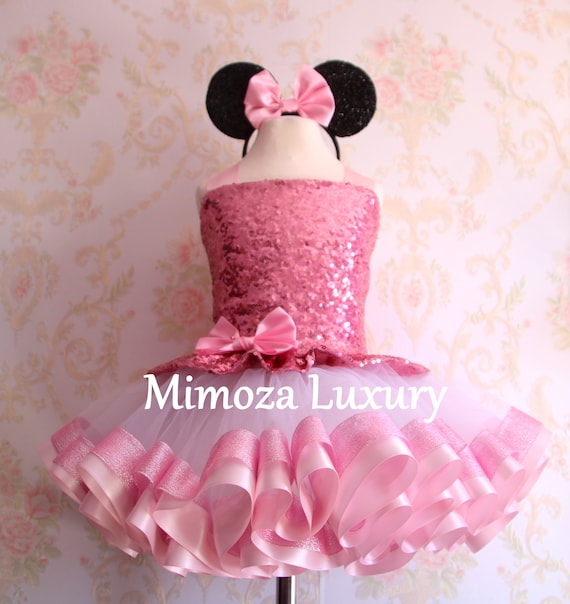 Luxury Pink Minnie mouse dress