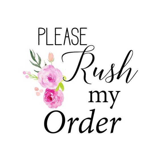Rush Order upgrade