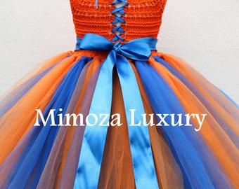 Florida Gator Girl Dress, Orange Blue Gator Tutu Dress, University of  Florida Dress, Princess Dress, Orange Tulle Dress, UF Tutu Dress - Etsy  Canada