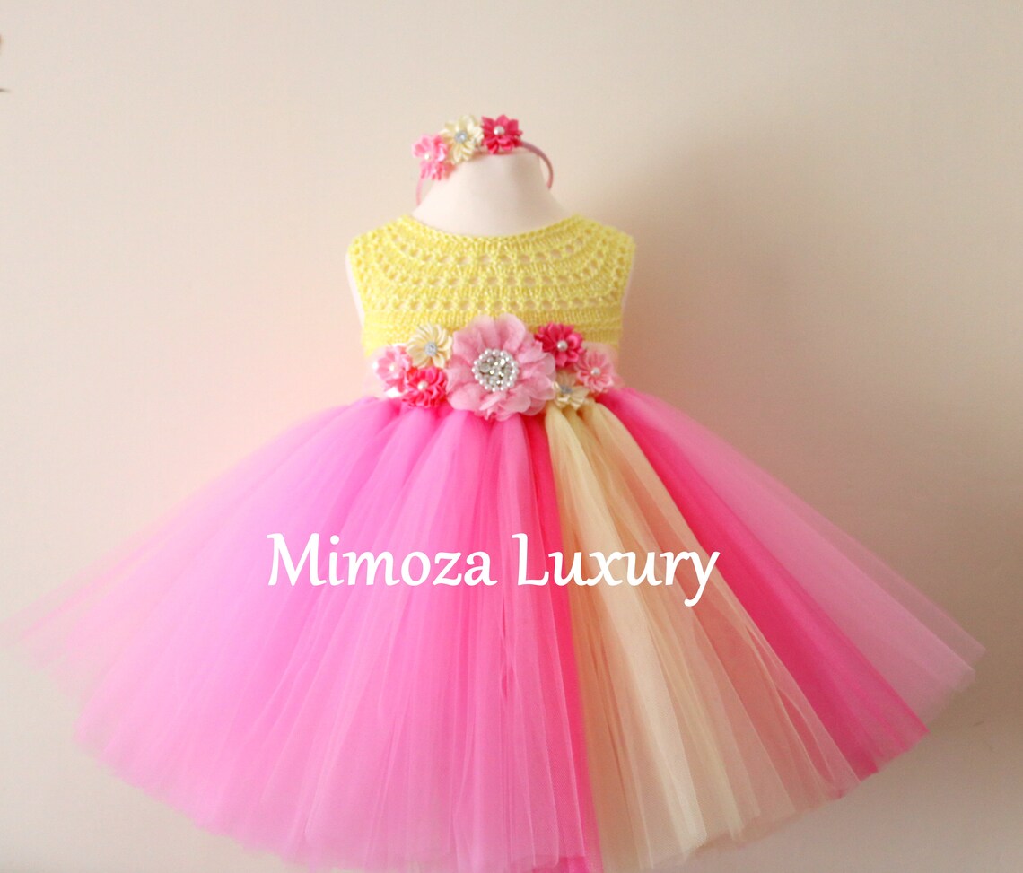 Ria Pink Lemonade Dress main image 0