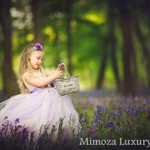 Lavender Flower girl dress