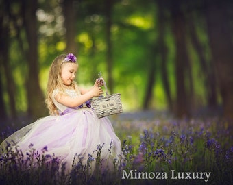 Lavender Flower girl dress