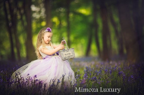 Lavender Flower girl dress