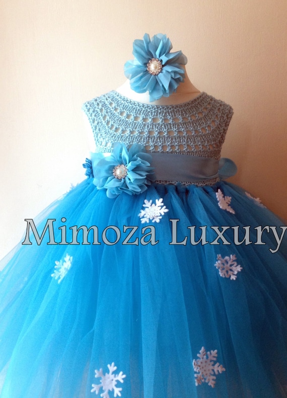 Frozen Tutu, Princess Elsa, Snow Princess, Frozen Costume, Frozen Party, Winter Wonderland Tutu, Blue Turquoise Tutu, Disney Frozen