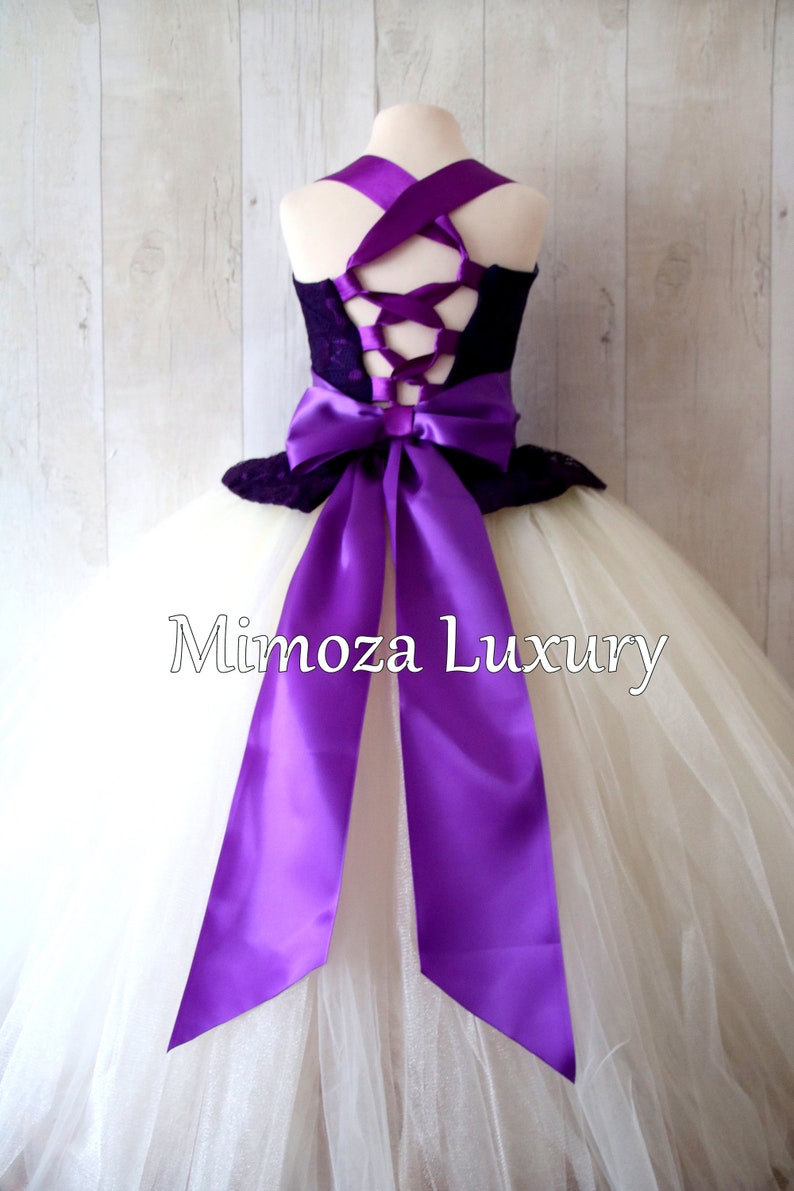 Purple Calf Length Dress