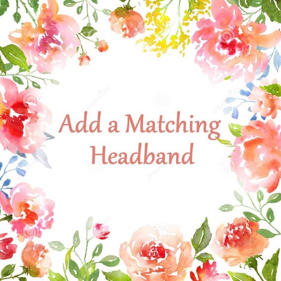 Add a Matching headband to your dress