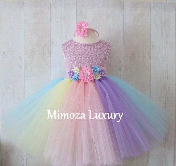 Unicorn baby tutu dress