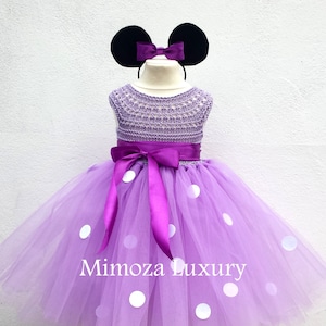 Lilac Minnie mouse dress