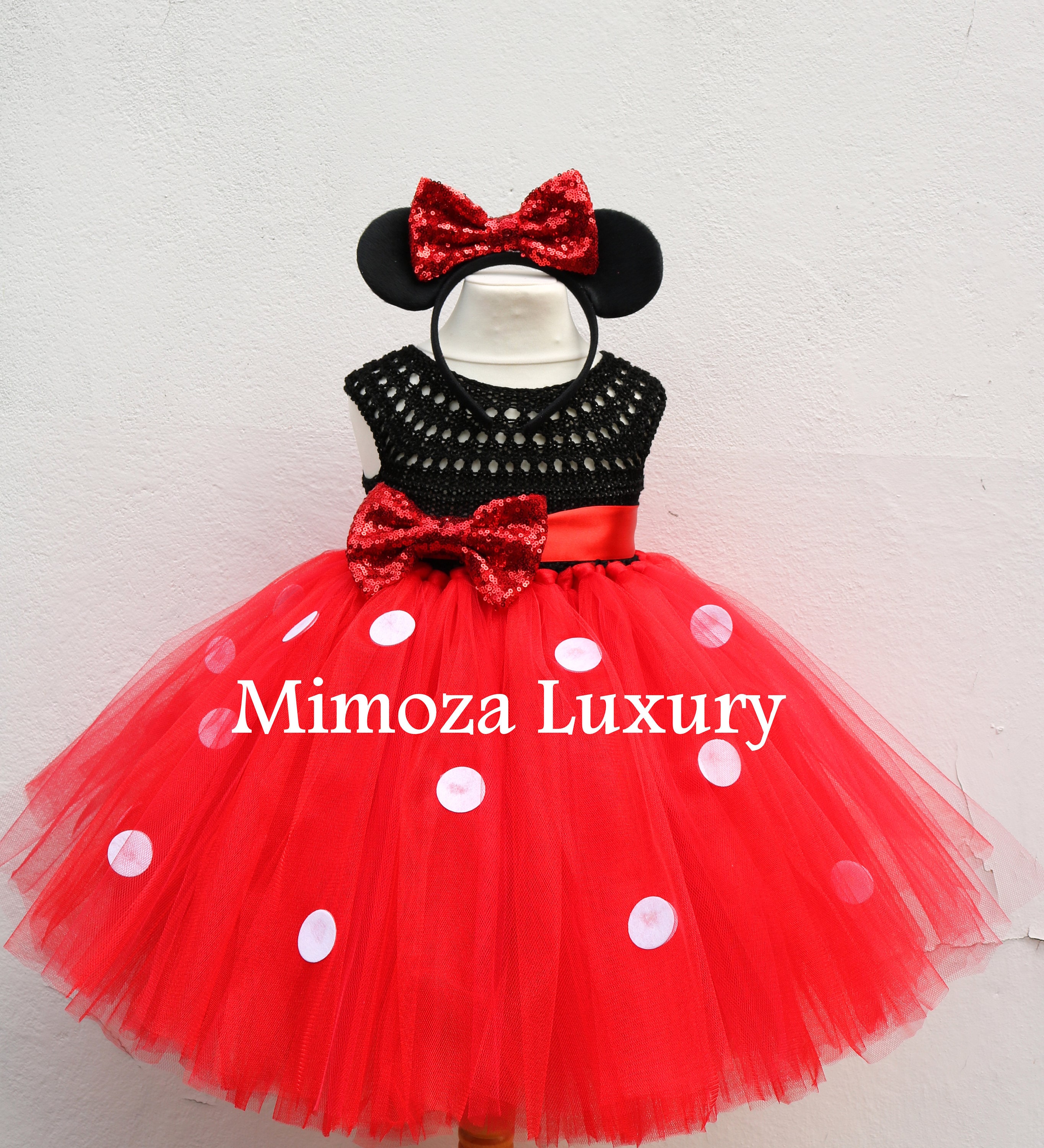 vasthouden Bij wet Een goede vriend Minnie Mouse Birthday Dress Red Minnie Mouse Outfit - Etsy