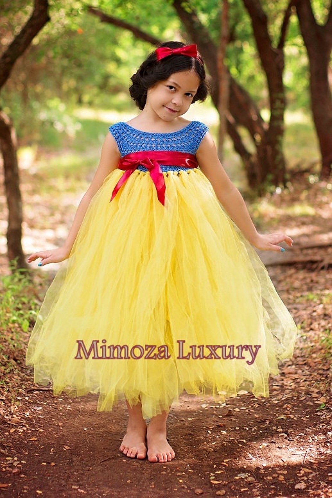 Snow White Luxury Princess Dress Flower Girl Dress Tutu - Etsy