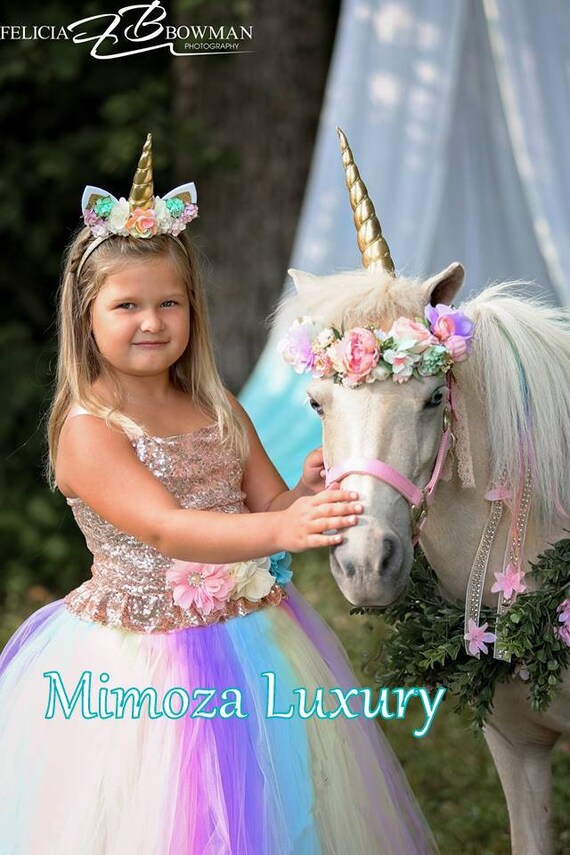 Buy Luxury Unicorn Dress Unicorn Tutu Dress Rainbow Unicorn Dress Online in India Etsy