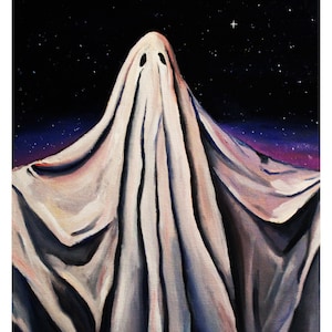 Bogen Gespenst Gemälde, Original Fine Art Print, Gespenst