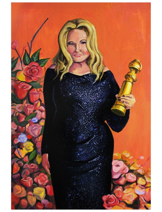 Jennifer Coolidge Portrait, Emmy Award Print - Etsy