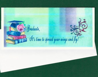 Graduation Money Card, Graduation Card for Female , Graduation Best Wishes