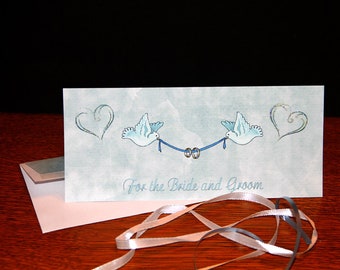 Beautiful Wedding Money Card