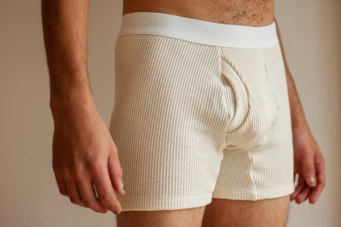 Organic Thermal Underwear Mens Boxer Briefs Thermal Briefs Etsy