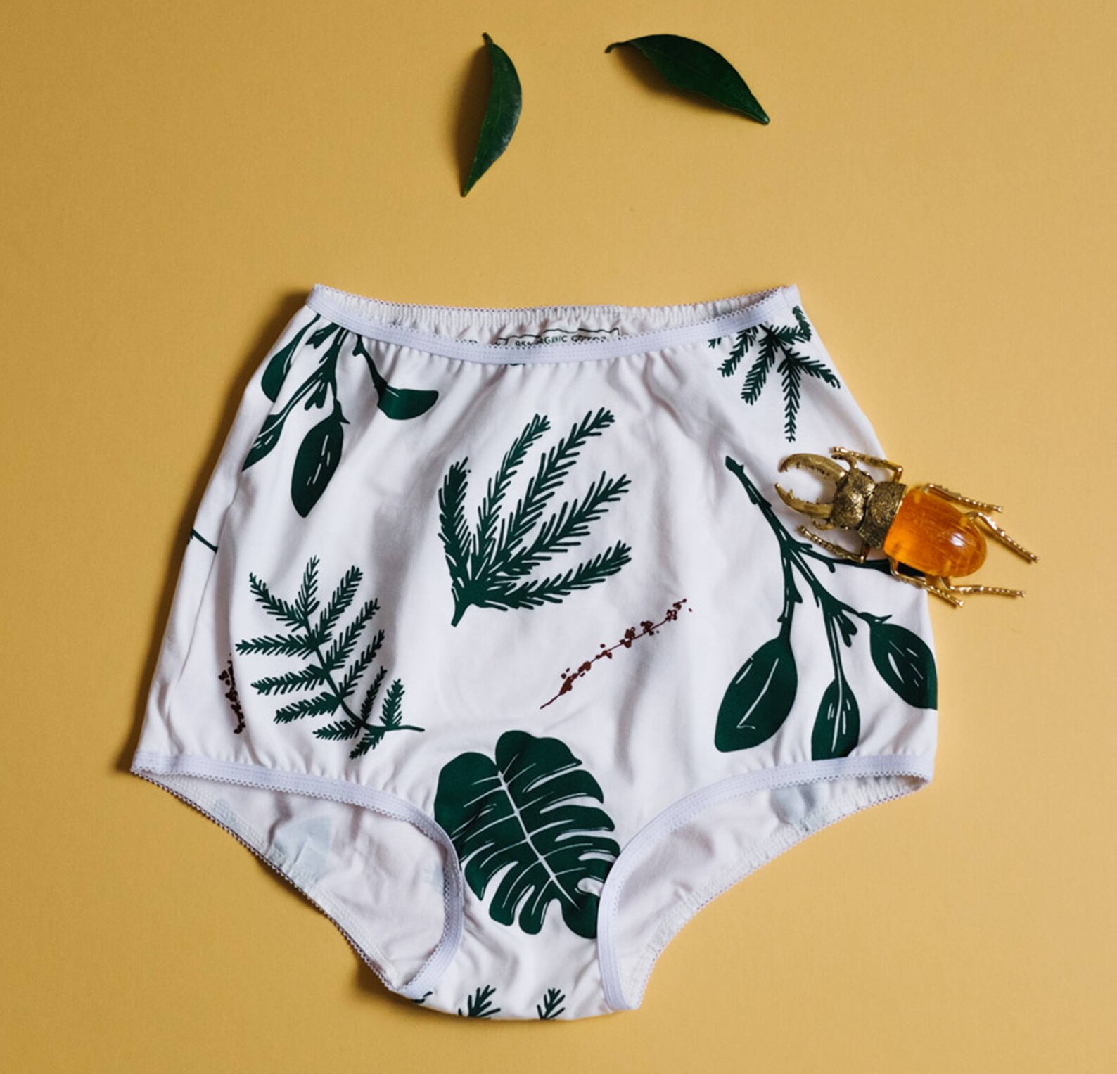 High Waisted Underwear Organic Cotton Panties Womens Pattern Etsy