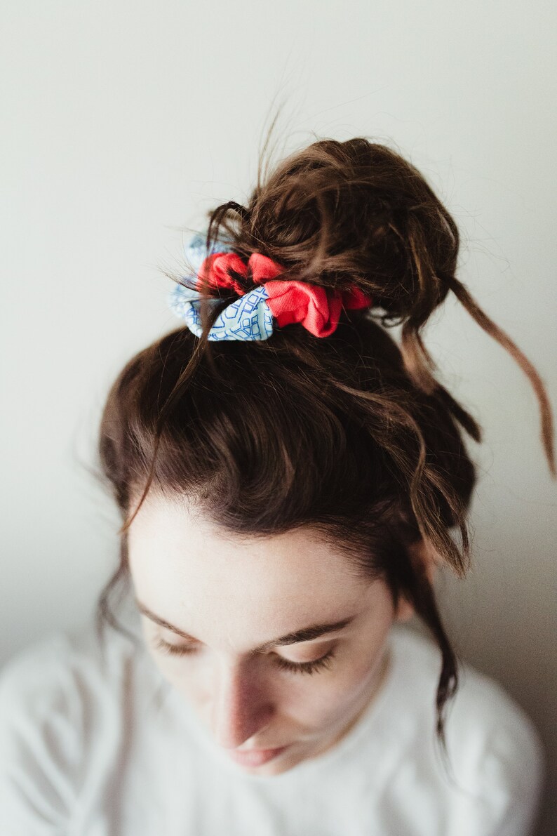 Mystery Scrunchie Organic Cotton Hair Accessories Eco Etsy