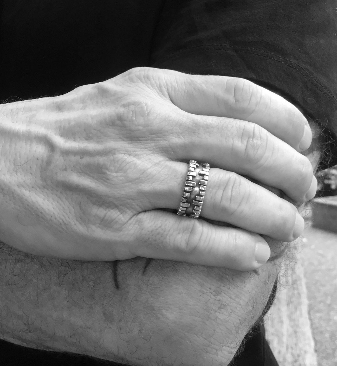 Men Silver Ring Sterling Silver Men's Ring 925 Men Ring Etsy