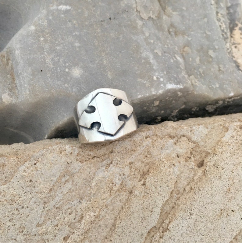 Silver Cross Ring Men's Ring 925 Sterling Silver Etsy