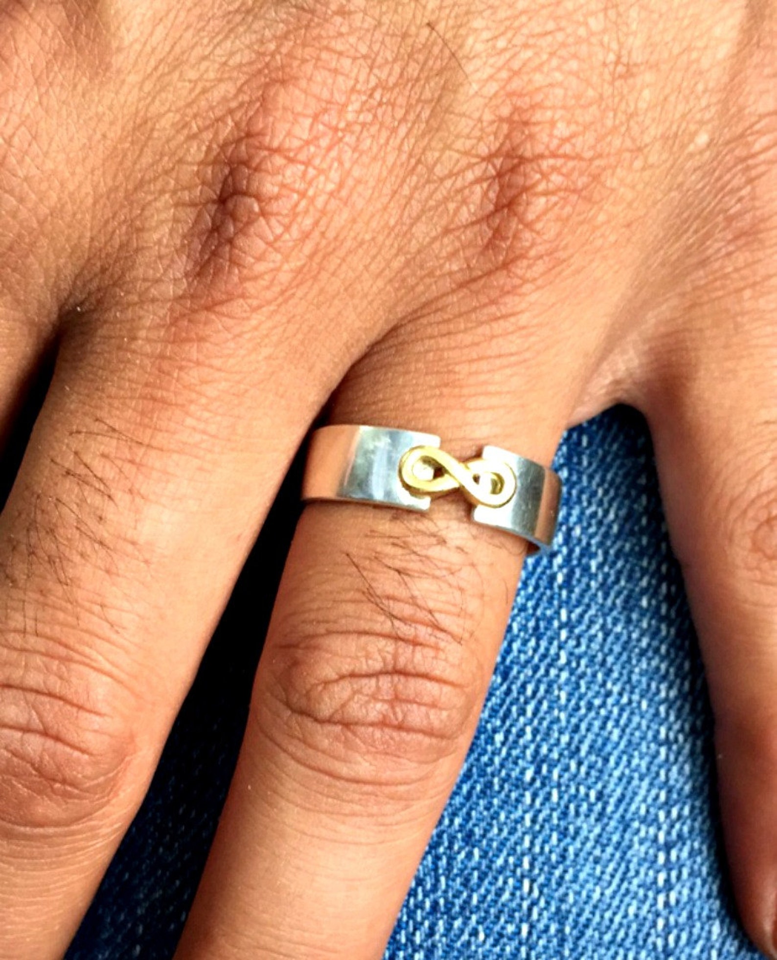 Man Engagement Ring Unisex Promise Ring Unisex Wedding Ring Etsy