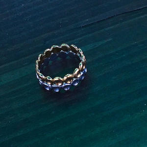 Set of rings, Stacking rings, Stacking Ring Set, Mix metal ring, Beads ball ring, Delicate ring, Boho ring, Disk ring, Stackable rings