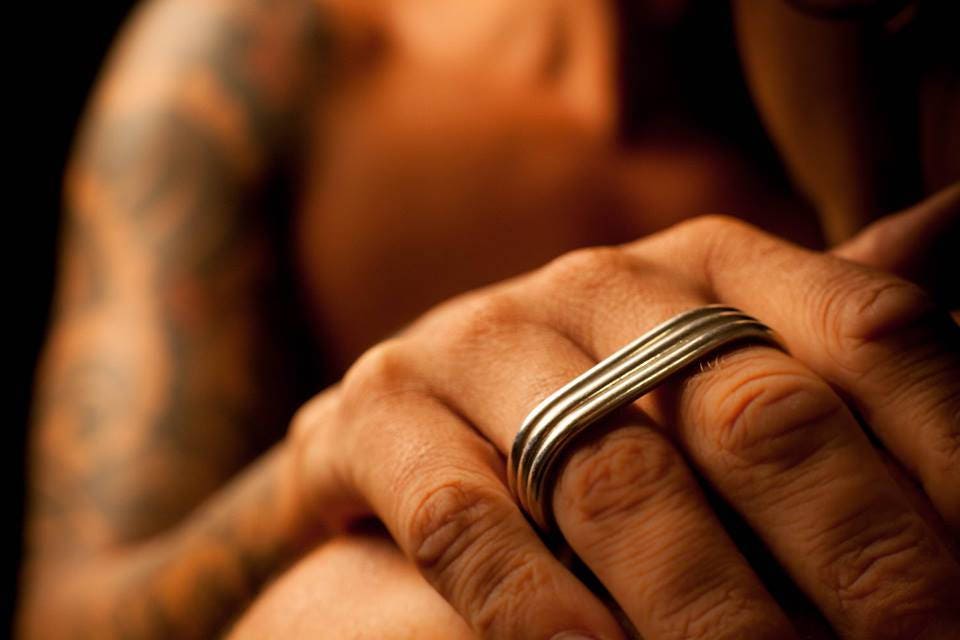10K Gold Nugget 2 finger ring – Devon Jeweler