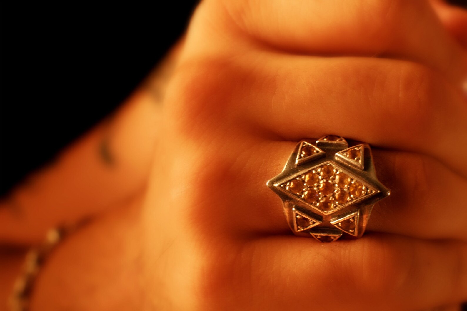 Men's Rings Men Silver Ring Wide Men Ring. Citrine Ring Etsy Israel