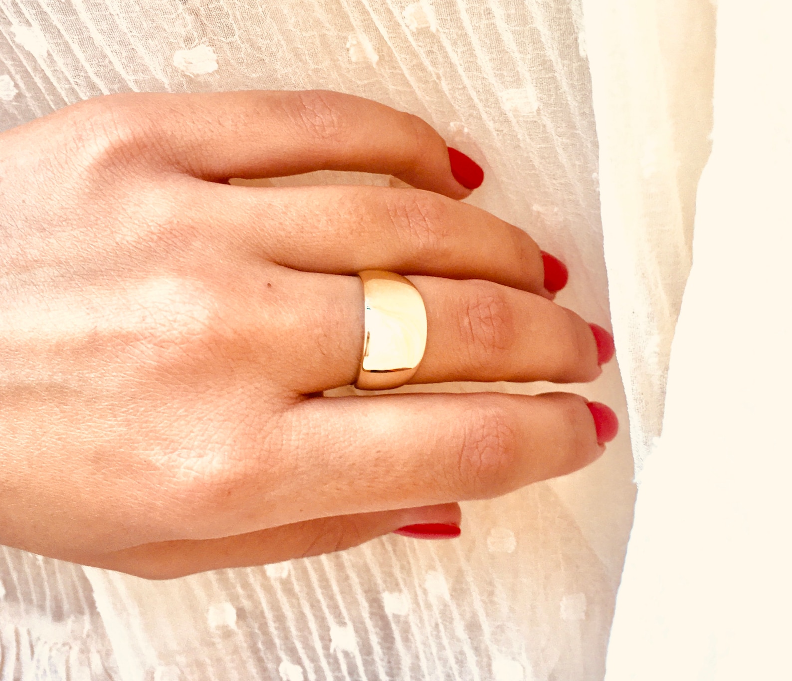 Gold Wedding Ring Gold Ring Yellow Gold Wedding Band Ring Etsy Israel