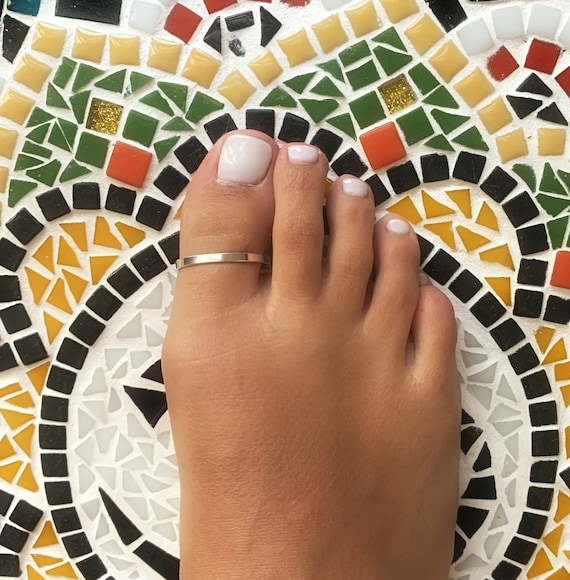 anillo ajustable de dedo del pie de plata Anillo de punta de plata esterlina anillo Boho Midi Joyería Joyería y bisutería corporal Anillos para los dedos de los pies 