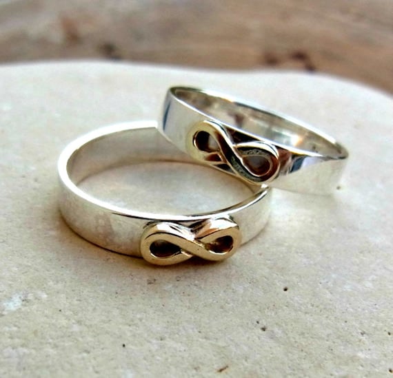 Buy Men's Infinity Ring, White Gold Infinity Ring, Infinity Wedding Band,  Infinity Band Ring, Infinity Knot Ring, Men's Gold Wedding Ring, Online in  India - Etsy