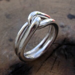 Man Promise Ring, Male Ring, Sterling Silver Rings, Knot Ring, Infinity ...