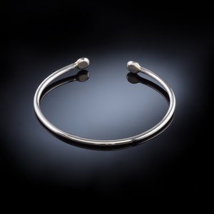 Manchet armband mannen, Mens zilveren manchet armband, Open Cuff Bracelet, Sterling Silver Bracelet, Bangle Cuff, Mannen Sieraden, Gift For Men vriendje