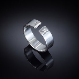 Anel masculino de prata, anel de promessa para homens, anel de prata com letras personalizadas, anel masculino de presente de noivado, anel inicial, anel de prata masculino