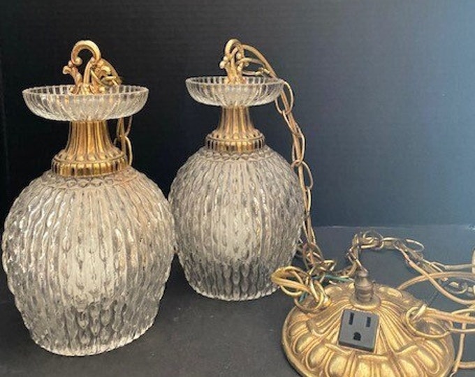 Swag Lamp Hanging Light Swag Lighting Double Swag Lamp Etsy