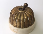 Antique Light Switch, Electric Light Switch, On Off Switch, Brass And Porcelain Light Switch, Toggle Light Switch, Wall Light Switch, Switch