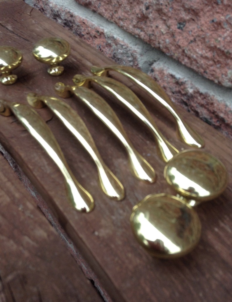 Cabinet Hardware Handles And Knobs Dresser Handles Gold Etsy