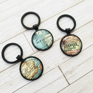 Custom Map Keychain
