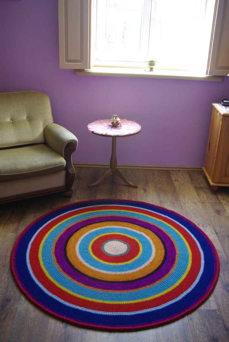 Round rug/Rug/Area Rugs/Floor Rugs/Large Rugs/Handmade Etsy